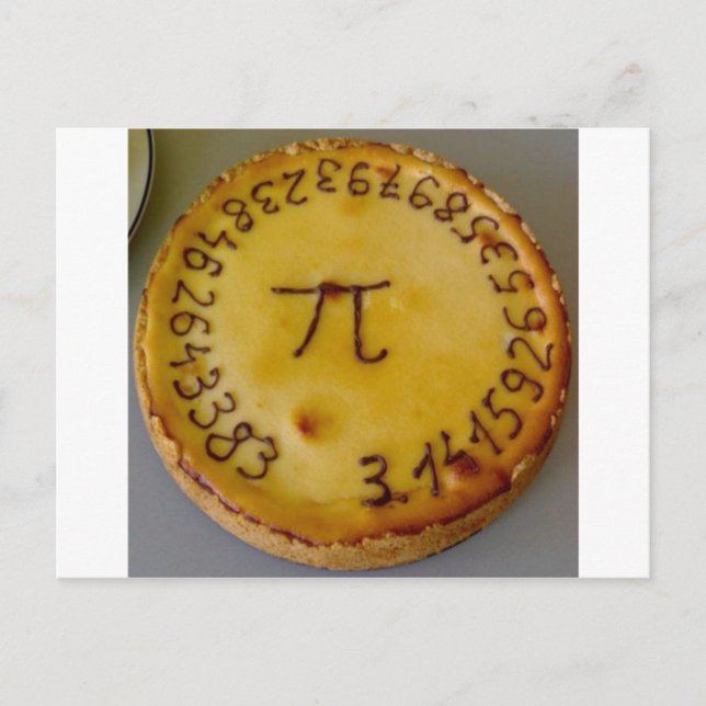 Pi Pie Postcard (Front)
