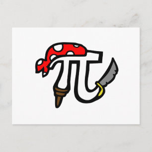 PI Pirate Postcard