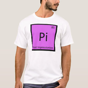 Pi - Post Impressionism Art Chemistry Symbol T-Shirt