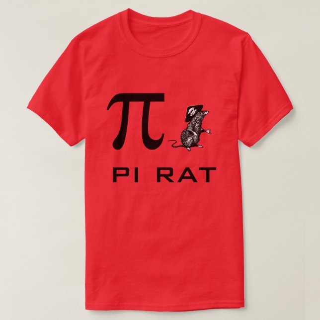 Pi Rat T-Shirt (Design Front)