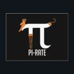 Pi-Rate Symbol Postcard<br><div class="desc">I know we are funny with our Pi puns!!</div>