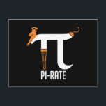 Pi-Rate Symbol Postcard<br><div class="desc">I know we are funny with our Pi puns!!</div>