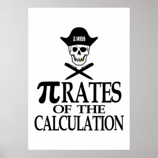 Pi-Rates of the Calculation Poster