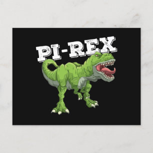 Pi Rex Day Dinosaur Math Mathematics Postcard