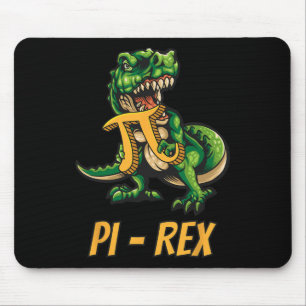 Pi-rex Tyrannosaurus Dinosaur Dino Pi-tag Mathemat Mouse Mat