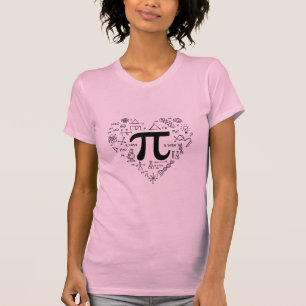 Pi Science Heart - Perfect Math Teacher Appreciati T-Shirt