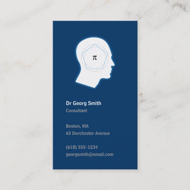 Pi | Scientist Business Card (Front)