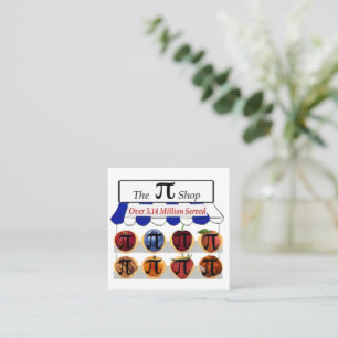 Pi Shop Square Business Card