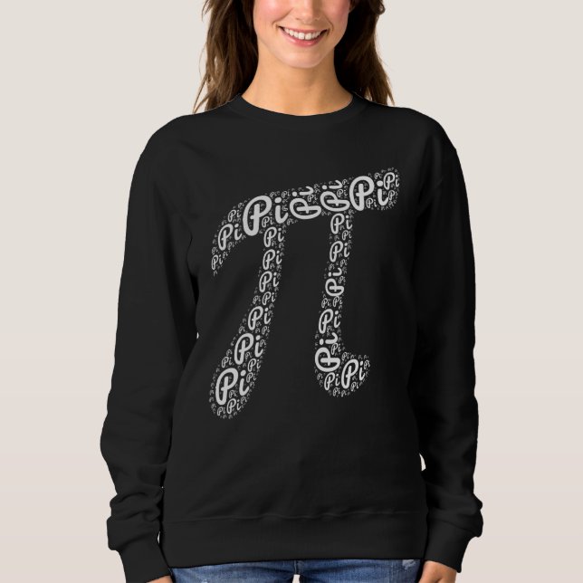 Pi Sign Pi Day Sweatshirt (Front)