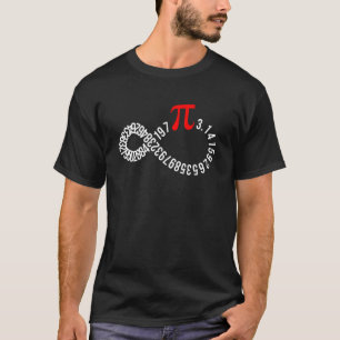 Pi Spiral 3 14 Symbol Math Teacher Student Geek P T-Shirt