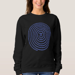 Pi Spiral Math Teacher Geek Nerd 3 14 Pi Day Scien Sweatshirt
