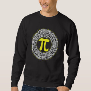 Pi Spiral Symbol Math Infinity Irrational Number Sweatshirt