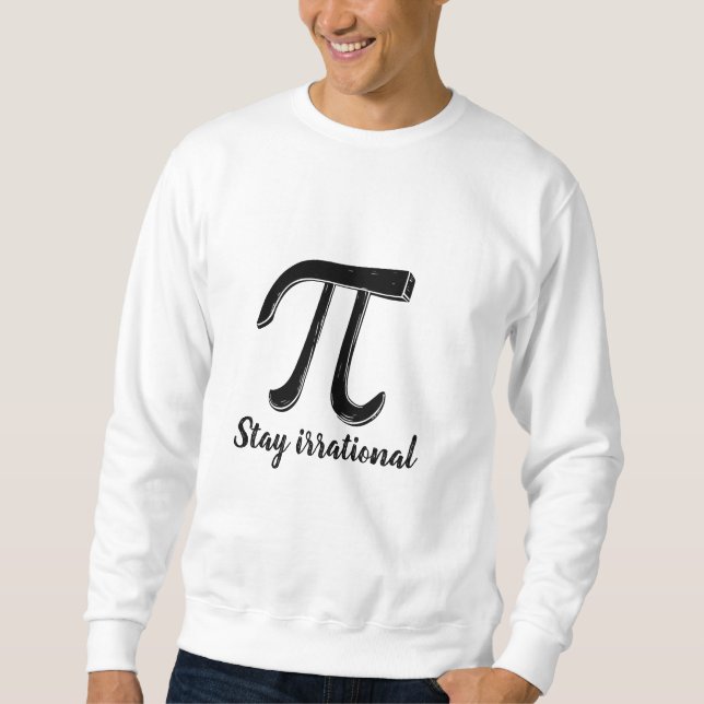 Pi Sweatshirt – Geeky & Math-Inspired Comfort! (Front)