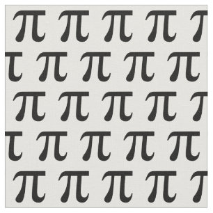 Pi Symbol Cute Math Teacher Fabric
