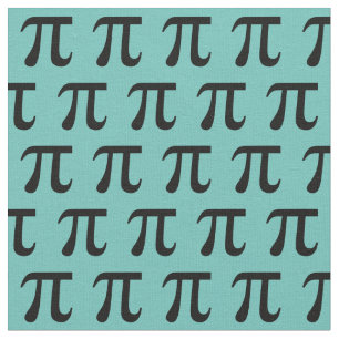 Pi Symbol Cute Math Teacher Fabric