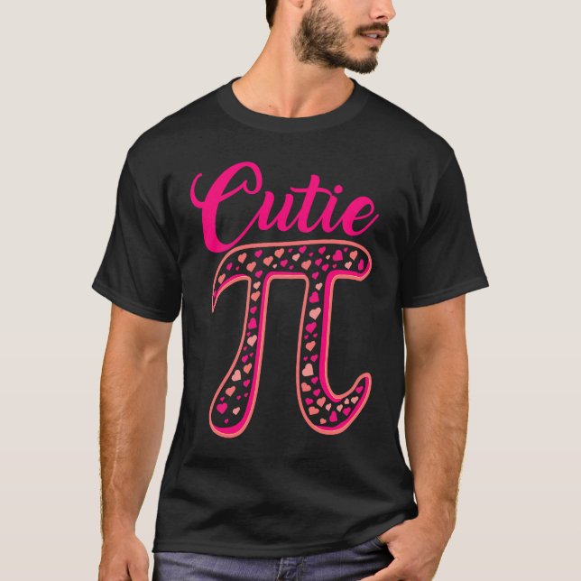 Pi Symbol  Cutie Pie National Pi Day  Teacher T-Shirt (Front)