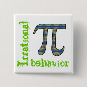 Pi Symbol Irrational Behaviour Pin