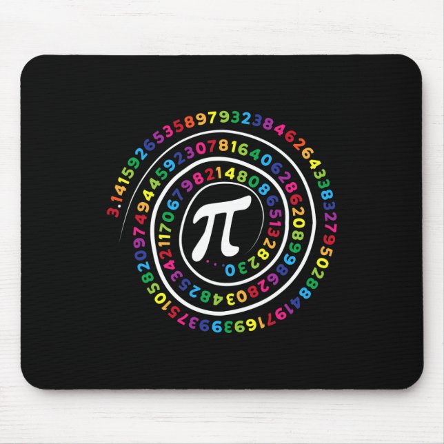 Pi Symbol Math Teacher Pi Day  Mouse Mat (Front)