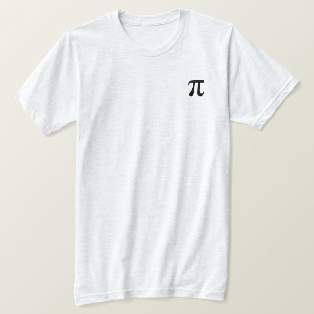Pi Symbol T-Shirt (Design Front)