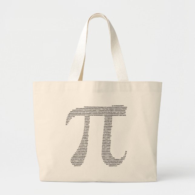 Pi Symbol Tote Bag (Front)