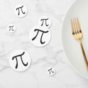 Pi Symbols - Pi Day Confetti