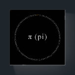 Pi, The Irrational Mathematical Constant Glass Paperweight<br><div class="desc">This black and white art piece, designed digitally, is released in commemoration of Pi Day, which is observed each year on March 14. The date 3.14 corresponds to the rounded value of π (pi), a well-recognised mathematical constant. The design features the value of the Pi constant to the first 100...</div>