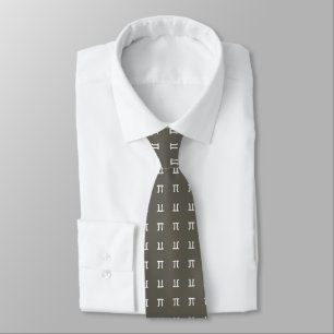 Pi - The Irrational Mathematical Constant Pattern Tie