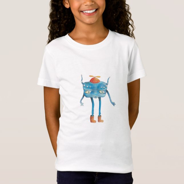 Pi the Little Alien T-Shirt (Front)
