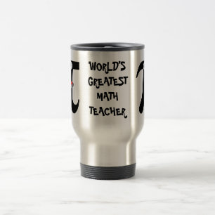 PI World's Greatest Math Teacher Aluminium Mug