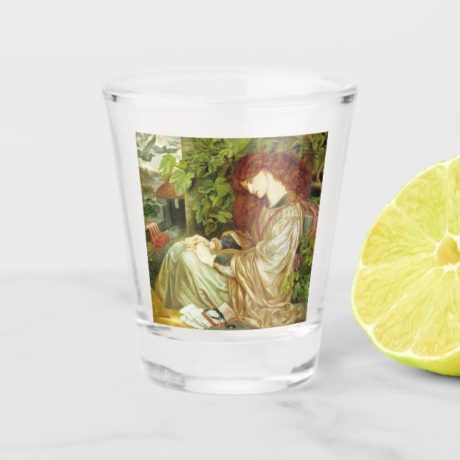 Pia De' Tolomei (Beautiful Italian Woman) Shot Glass (Front)