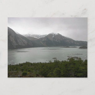 Pia Fjord, Chile, with Mare Australis at anchor Postcard