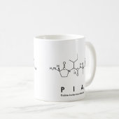 Pia peptide name mug (Front Right)