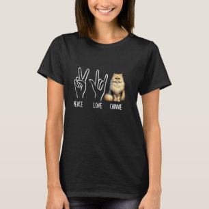 Piace Love Chinnie Funny Golden Chinchilla Persian T-Shirt