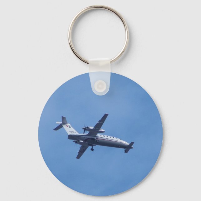 Piaggio P180 Aircraft Key Ring (Front)
