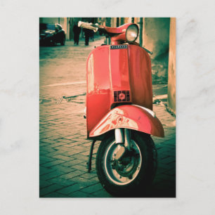 Piaggio Scooter in Italy Postcard