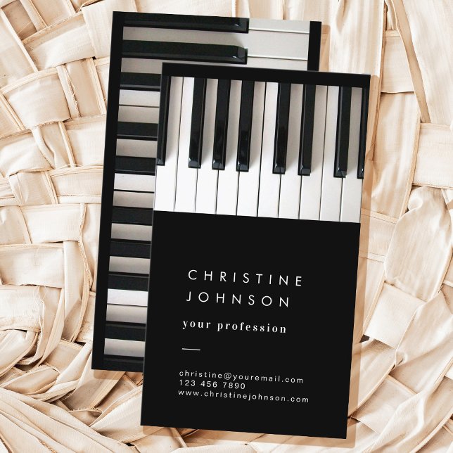 pianist business card (Creator Uploaded)