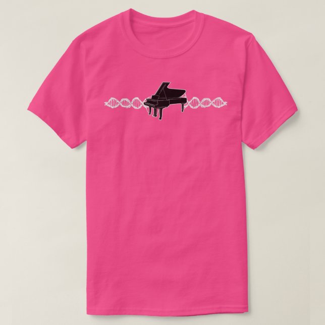 Pianist DNA pianist classical piano piano  T-Shirt (Design Front)