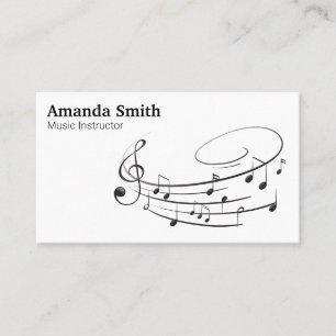 Pianist   Music Instructor Business Card