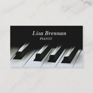 Pianist  Musician , Classics Player Teacher School Business Card
