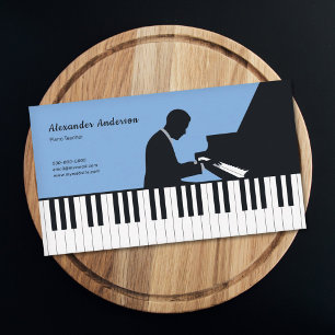 Pianist & Piano Teacher Business Card