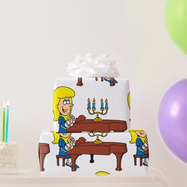 Pianist Wrapping Paper (Creator Uploaded)
