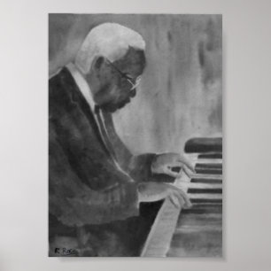 Pianista Jazz Original Artwork Poster