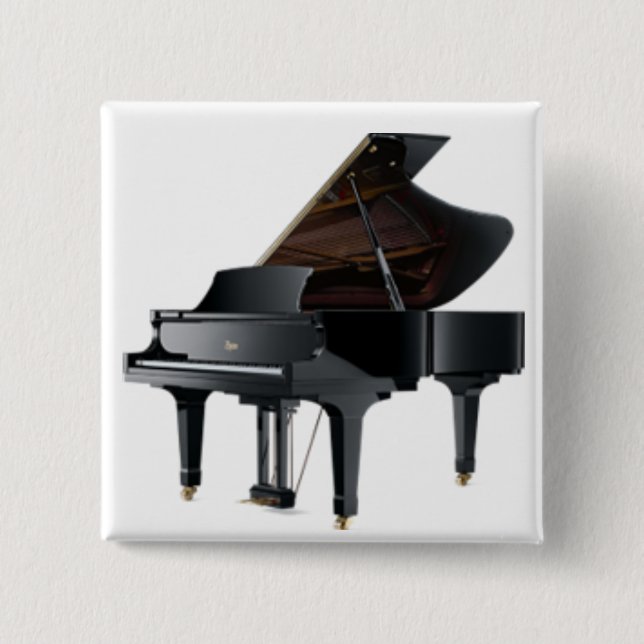 piano 15 cm square badge (Front)