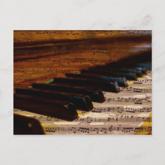piano-317026 PIANO NOTES SHEET MUSIC SONGWRITER SO Postcard