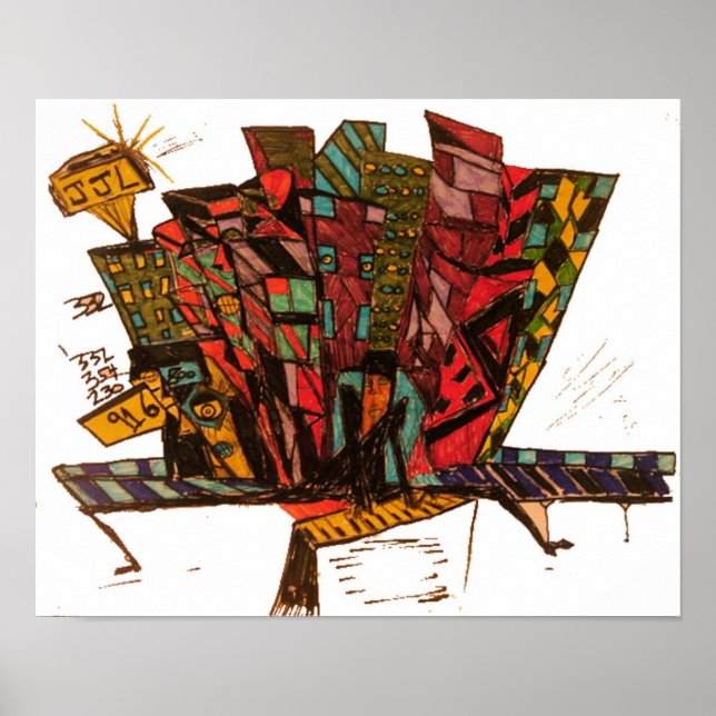 piano 916 ink poster (Front)