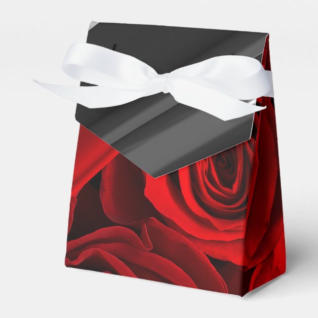 Piano and Roses Favour Box (Front Side)