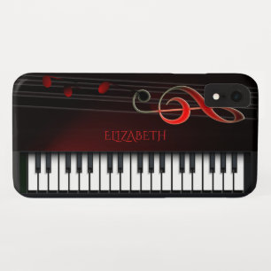 Piano And Treble Clef iPhone XR Case