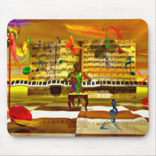 Piano art mouse mat