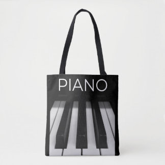 Piano Bag, Piano Keys Tote
