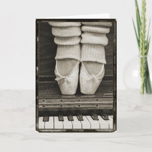 Piano Ballet Duet card